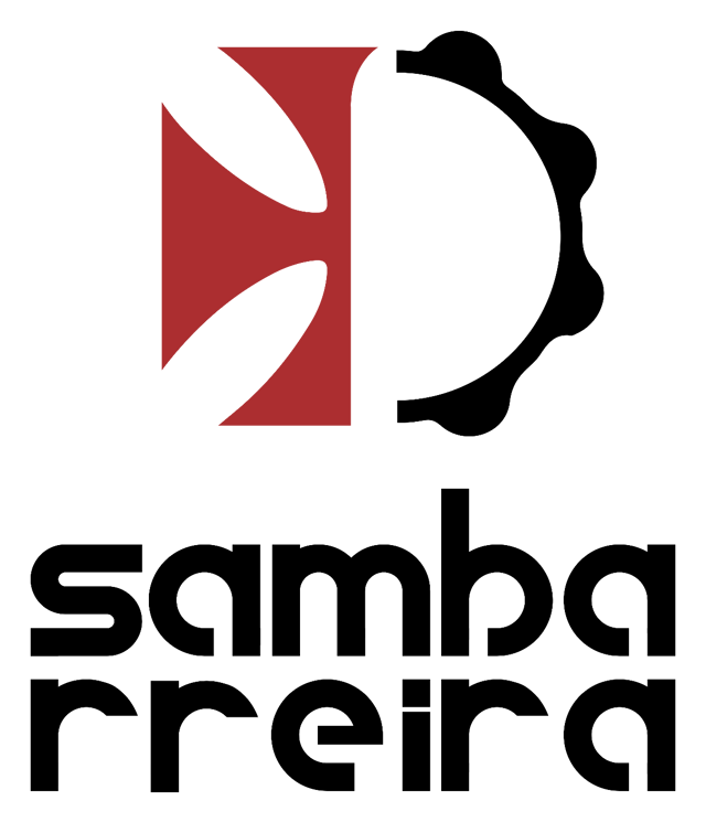 Logo Sambarreira — Vertical · escuro